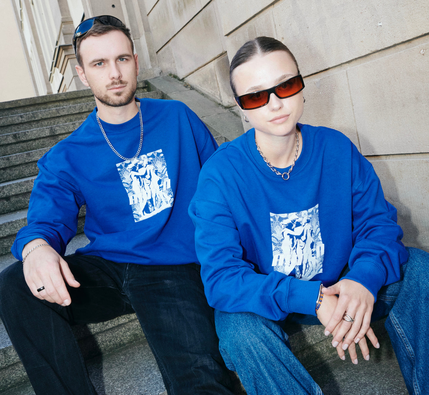 Ahi Heavy Sweatshirt - Deep Blue