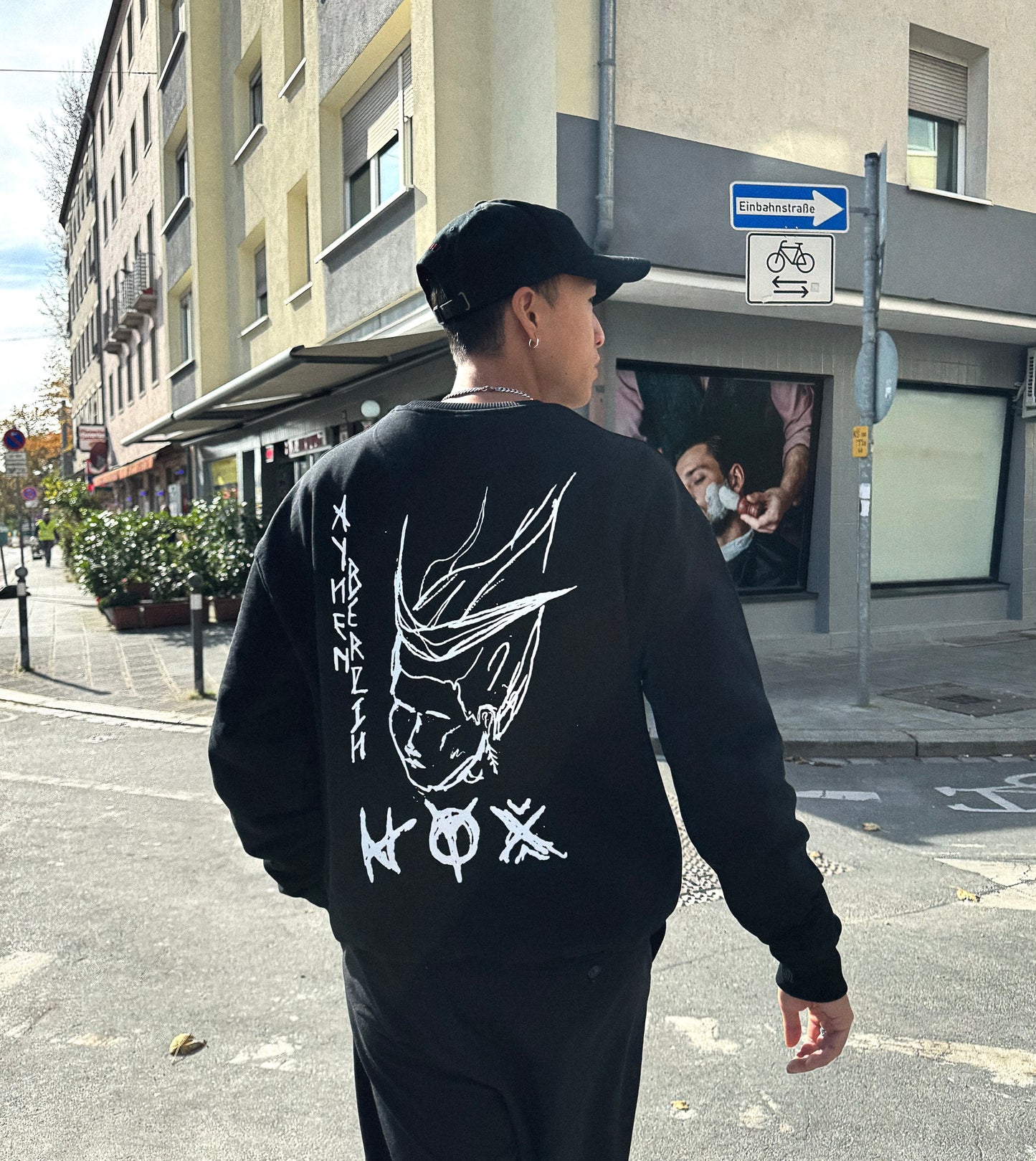 Nyox Heavy Sweatshirt - Black