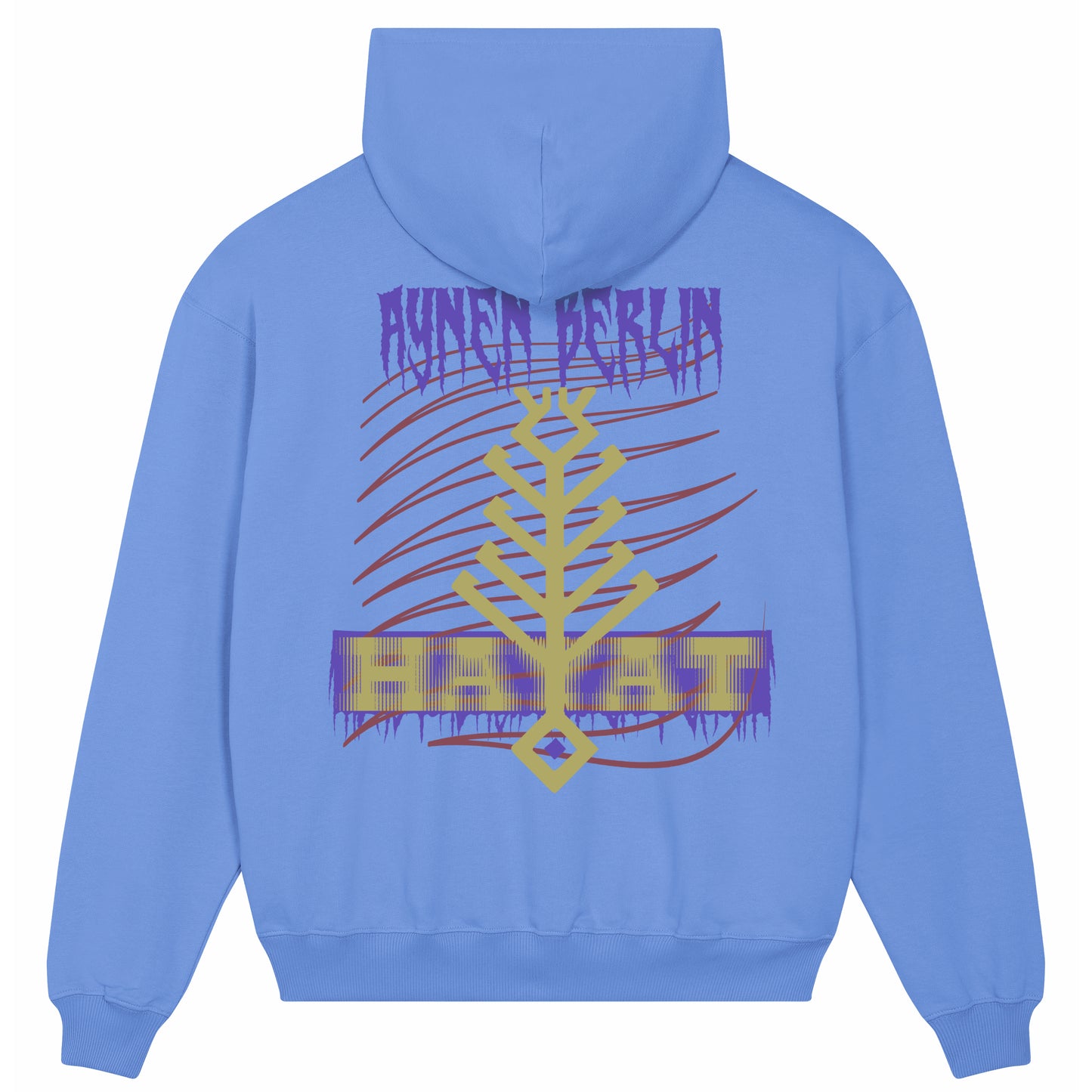Hayat Heavy Hoodie - Sky Blue