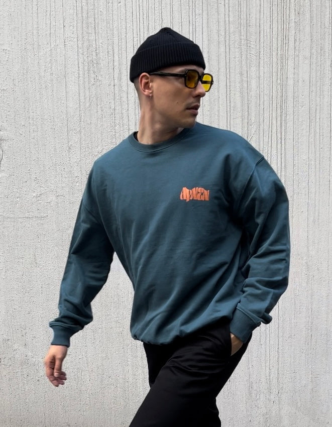 Core Heavy Sweatshirt - Midnight Green