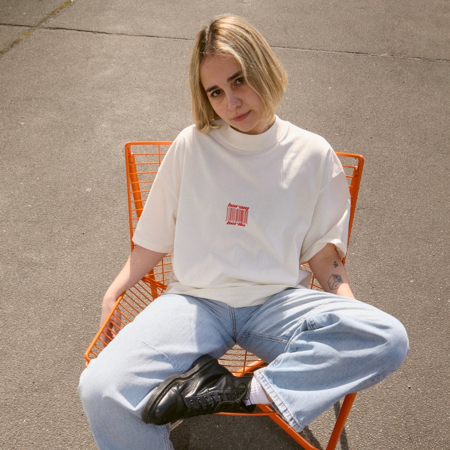 Haram Heavy T-Shirt - Cream