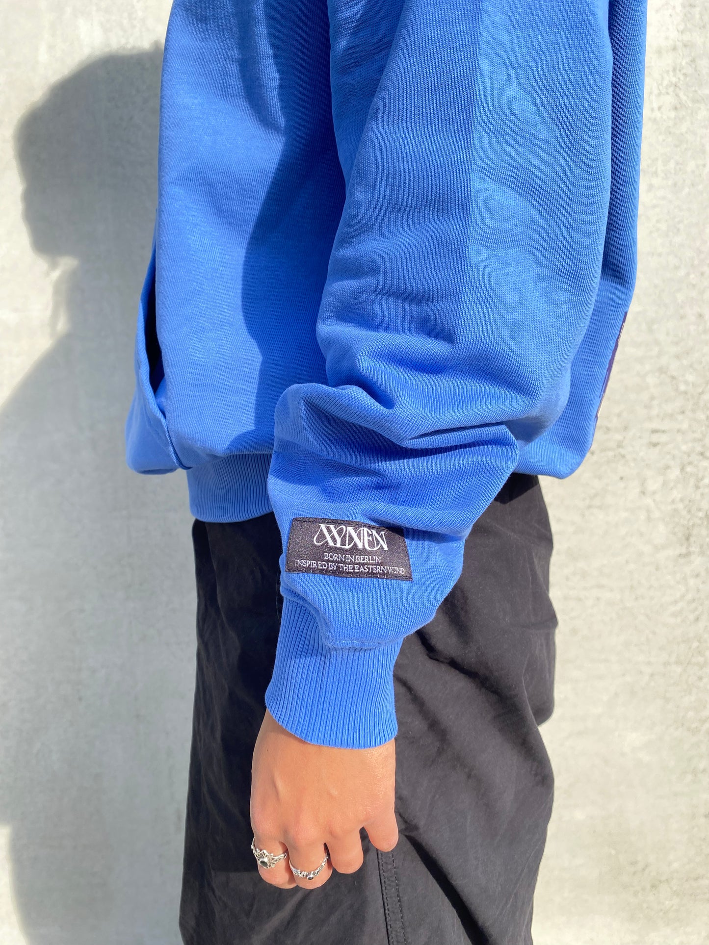 Hayat Heavy Hoodie - Sky Blue