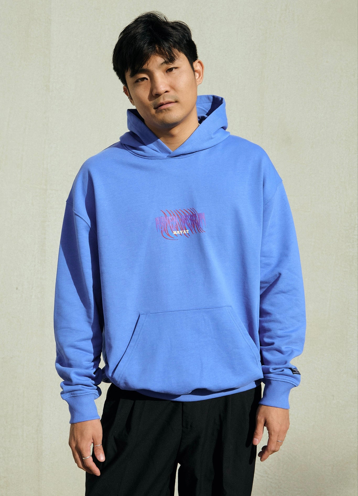 Hayat Heavy Hoodie - Sky Blue