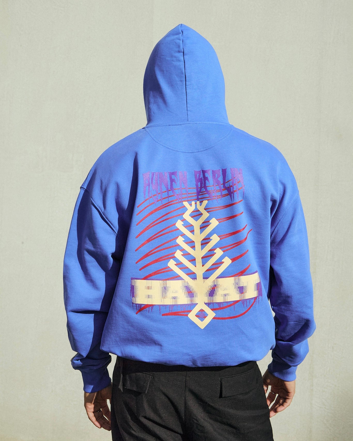 Hayat Heavy Hoodie - Sky Blue