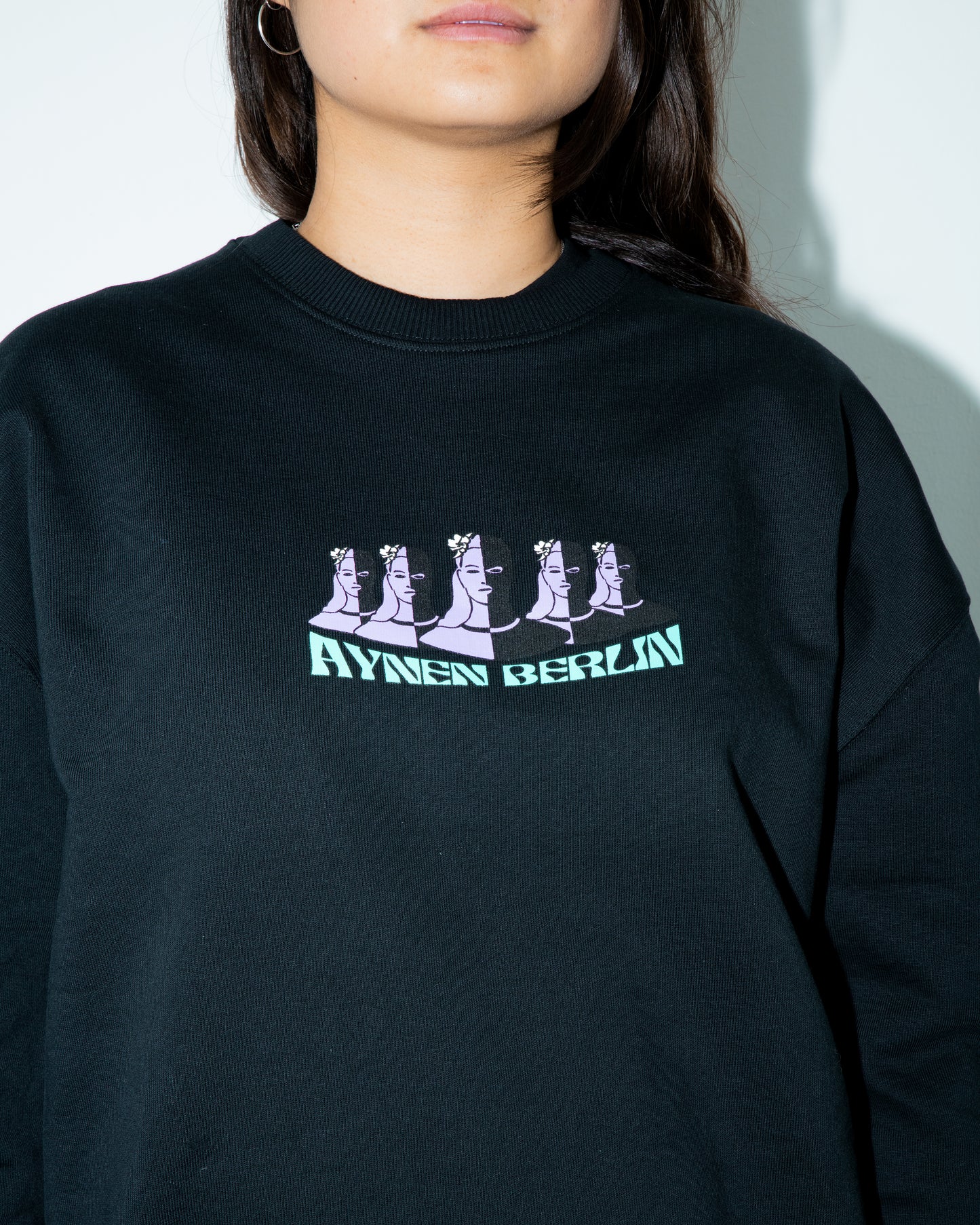 2Face Heavy Sweatshirt - Black
