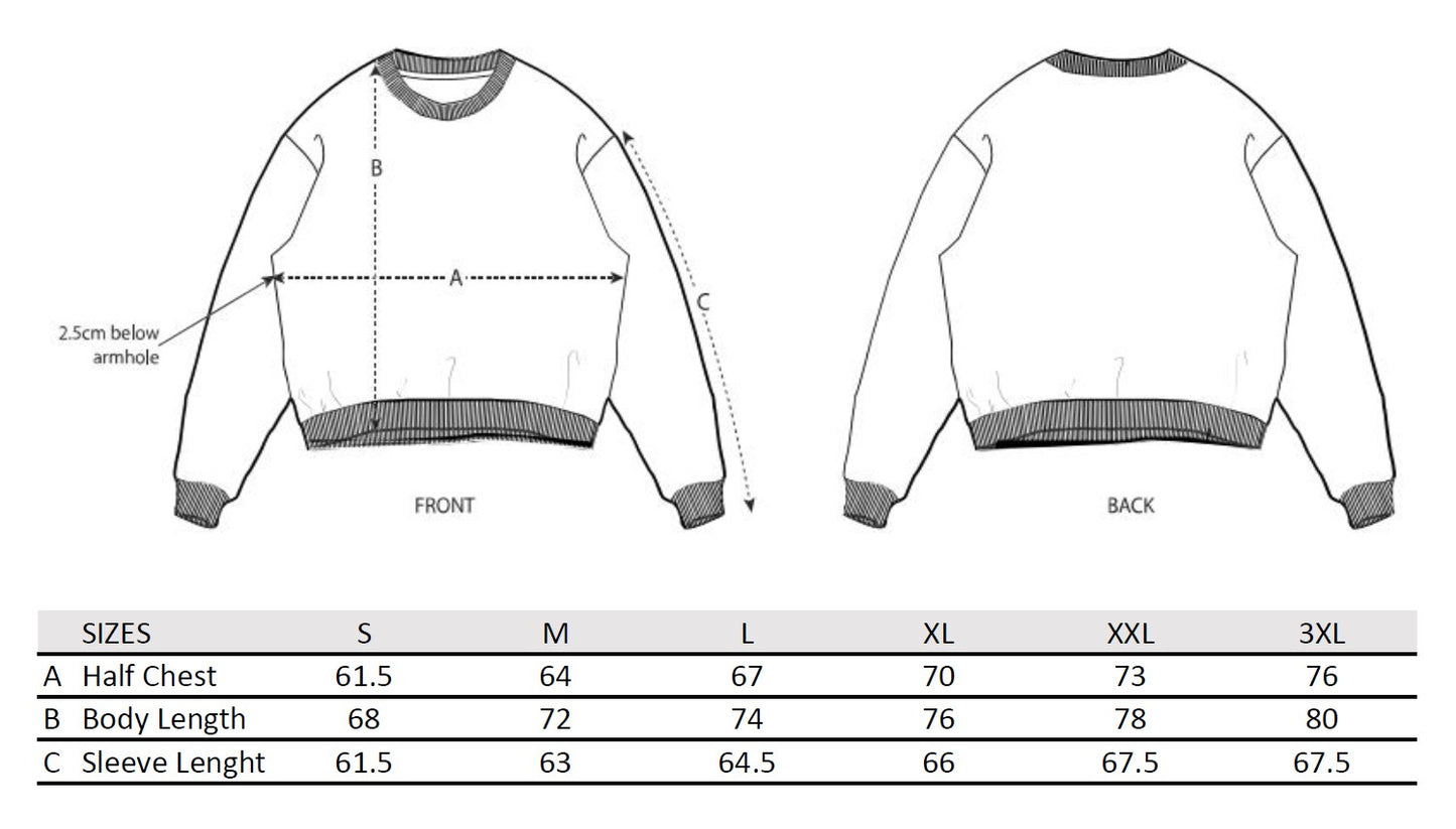 2Face Heavy Sweatshirt - Black