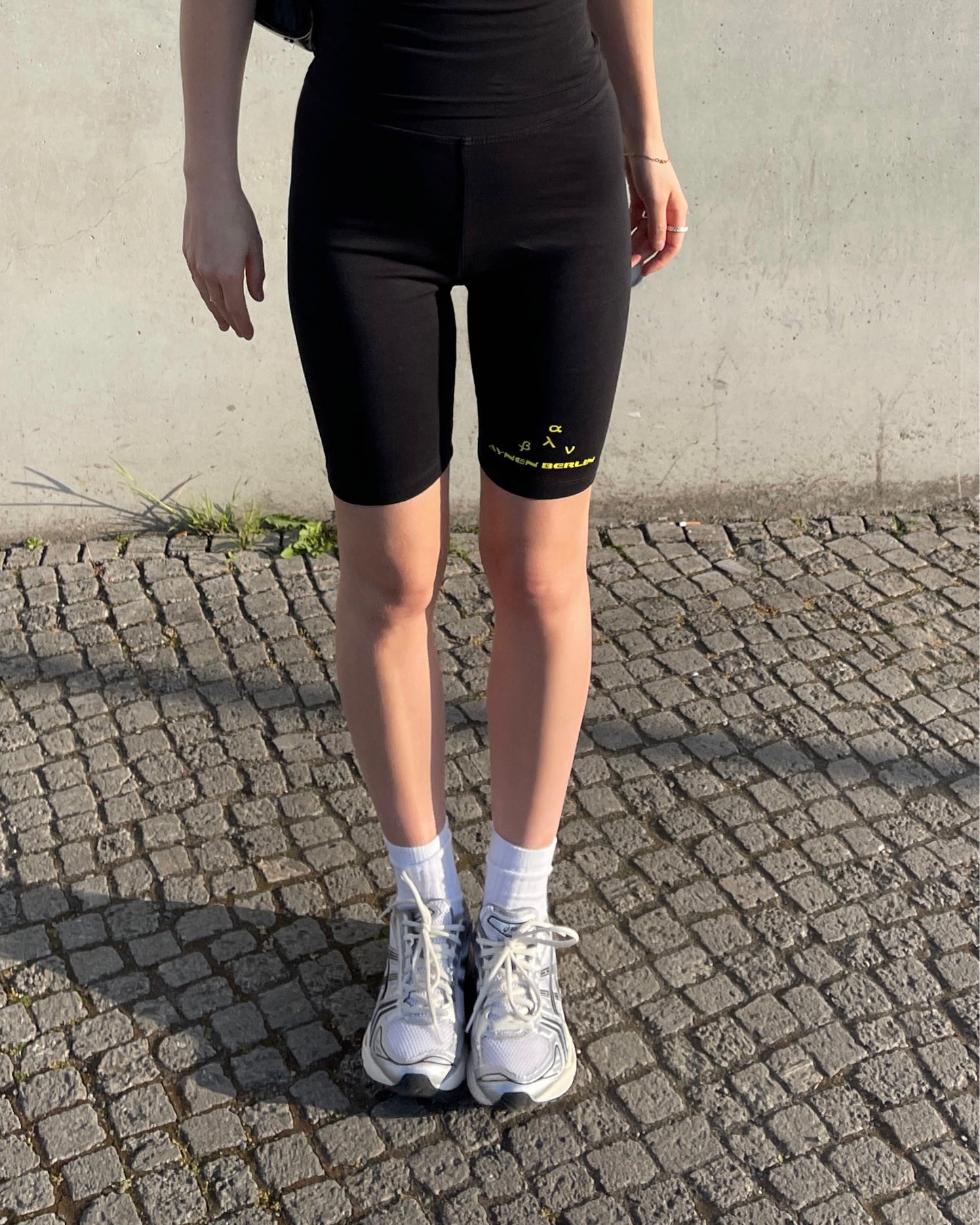 High Waist Biker Short - Black