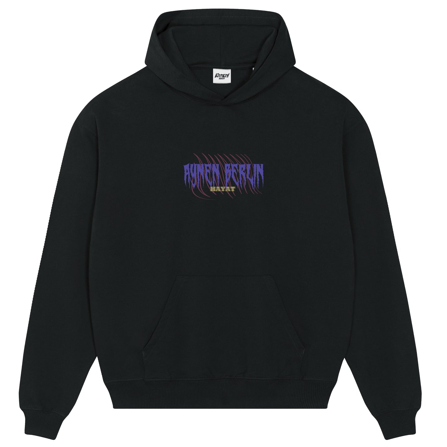 Hayat Heavy Hoodie - Black