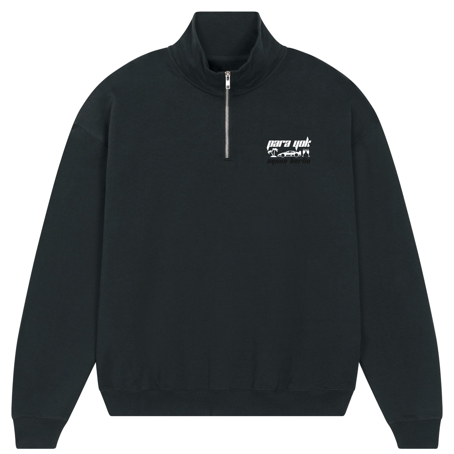 Para Yok Heavy Half Zipper - Black