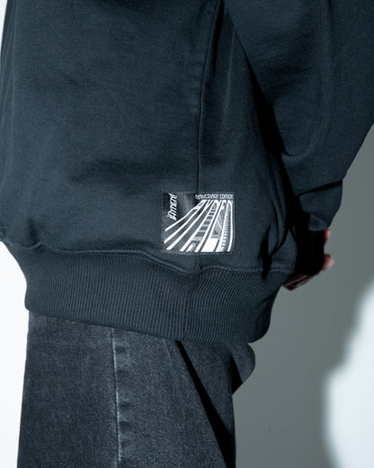 2Face Heavy Sweatshirt - Black